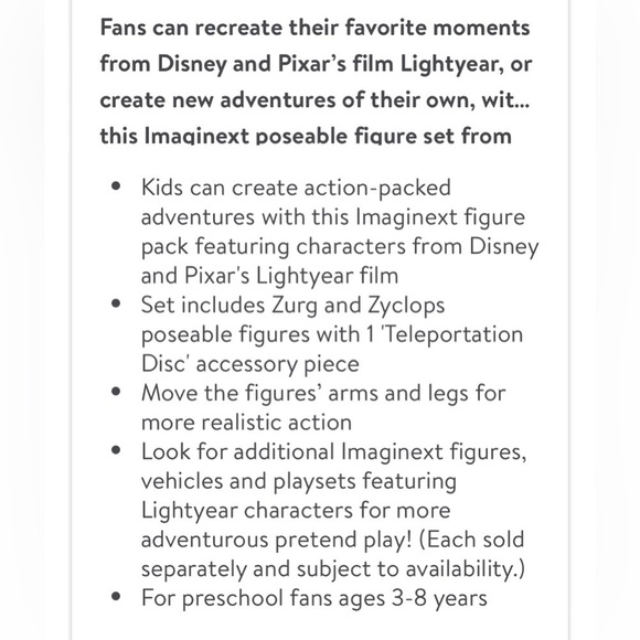 💋 New Disney and Imaginext Figure Sets, (3) SETS of 3-Piece Preschool Toys - Picture 9 of 12